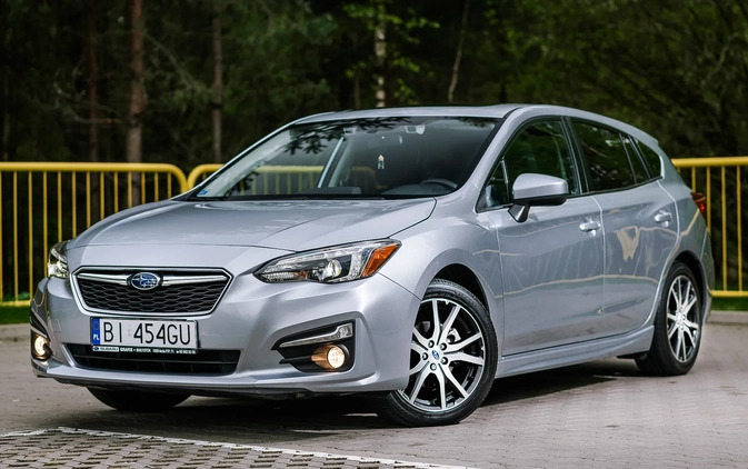 Subaru Impreza cena 77000 przebieg: 27661, rok produkcji 2019 z Białystok małe 667